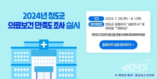 2024년 청도군 의료보건 만족도 조사