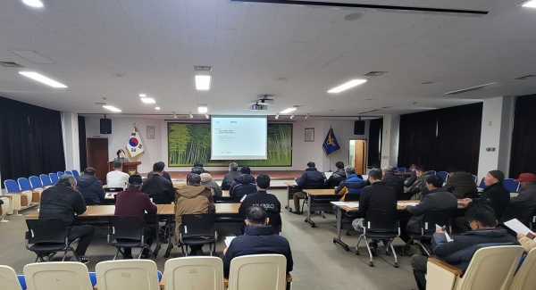 담양군, 유해야생동물 기동포획단 안전교육 추진 / 담양군 제공